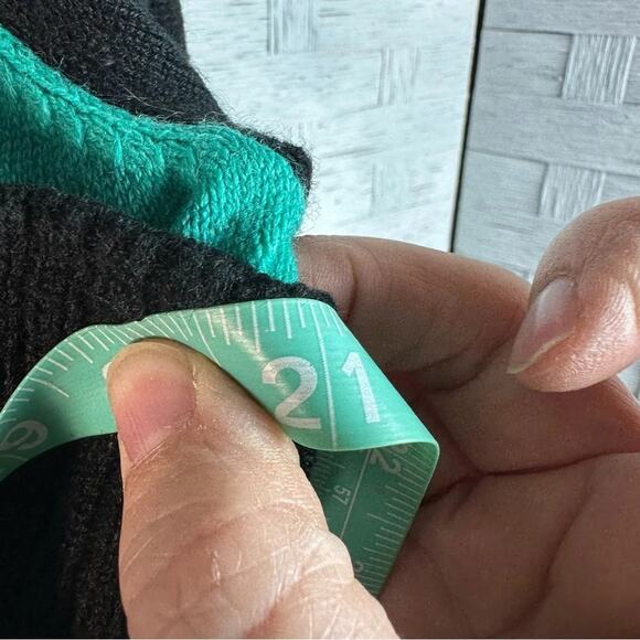 Say What? Sweater dress color blocked modern minimalist winter plus size - Picture 9 of 11